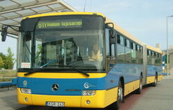 Number 61Y bus in Pécs