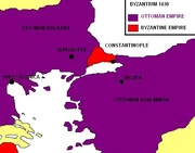 The Byzantine Empire by 1430.