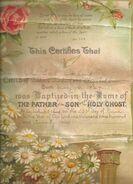 1924 baptism