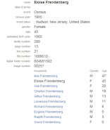 1905 New Jersey Census transcribed