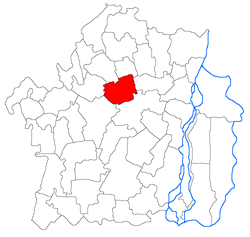 Location of Movila Miresii in Brăila County