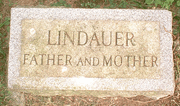 Lindauer-Charles Kershaw-Anna tombstone