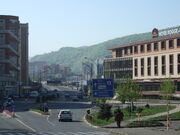 Resita boulevard near downtown - 2007