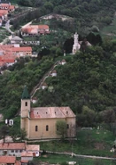 Magyarpolány Kálvária from above