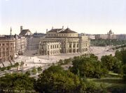 Wien Burgtheater um 1900