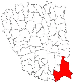 Location of Galați