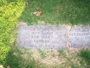 Eddie August Schneider, family grave at Fairview Cemetery 100 0914