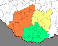 Counties of Southern Transdanubia Region