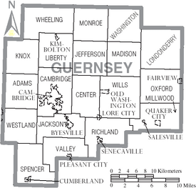 map of guernsey county ohio        <h3 class=