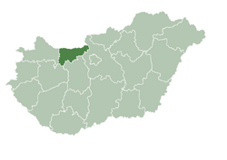 HU county Komarom-Esztergom