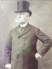 James William Boyle (1845-1915) in tophat circa 1900-1910