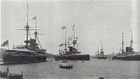 British warships, Malta 1902