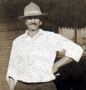 Jarvis Andrew Lattin (1853-1941) in 1911 near Santa Barbara on the Isle of Pines in Cuba