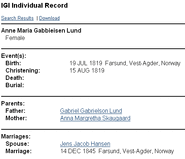 1819 birth indexed