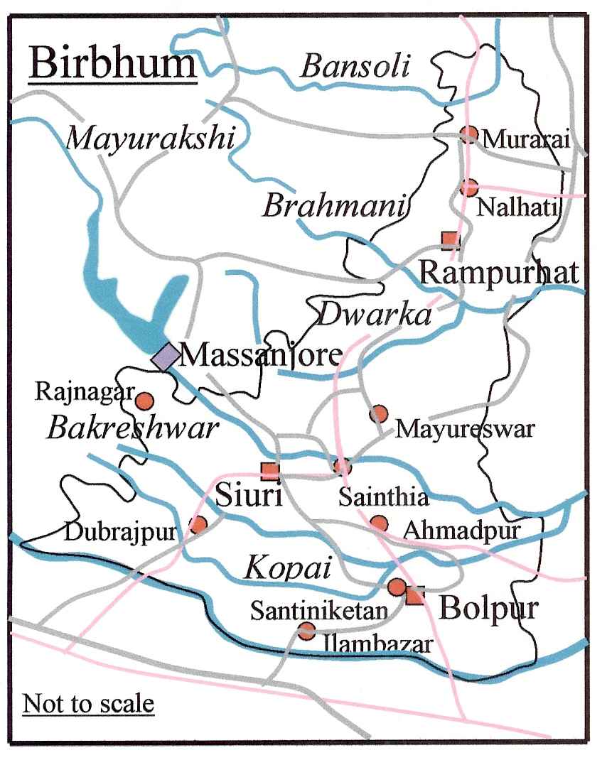 Birbhum Map In Bengali Birbhum District | Familypedia | Fandom