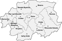 Districts of Banská Bystrica Region