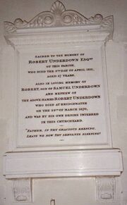 Northleigh church tablet