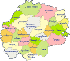 Administrative subdivisions of Ryazan Oblast