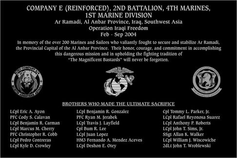 2 4 Echo Company Memorial Familypedia Fandom
