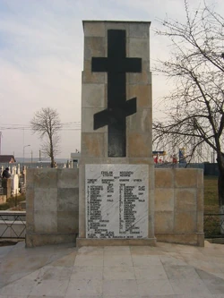 Memorial monument of fallen military personnel in World War I