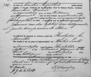 Birth certificate