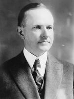 John Calvin Coolidge, Bain bw photo portrait