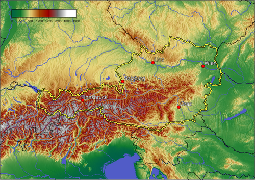 Oesterreich topo