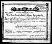 Rath Jensen 1902 marriage