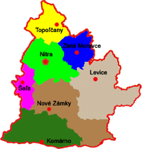 Districts of Nitra