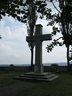 Cross in the Cemetery of Heroes in Bordești