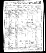 1860 census, page 1