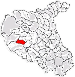Location of Spulber in Vrancea County