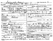 Lindauer-CharlesFrederick 1921 deathcertificate