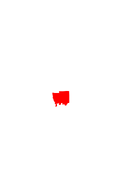 Map of Alabama highlighting Autauga County