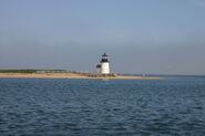 Brant Point Light in Nantucket Harbor