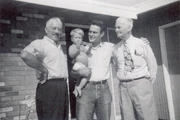 4 generations of Gormans Ted, William, Robert W and Rob D. Gorman.