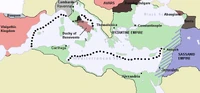Byzantine Empire by 626 A.D