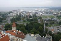 Tallin Port from St Olav