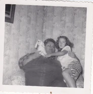 Faith with her uncle (Arnold) Dale Jones.