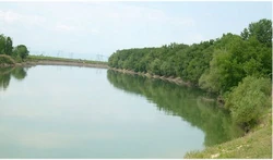 The Siret River in Fundeni