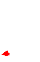 Map of Indiana highlighting Gibson County