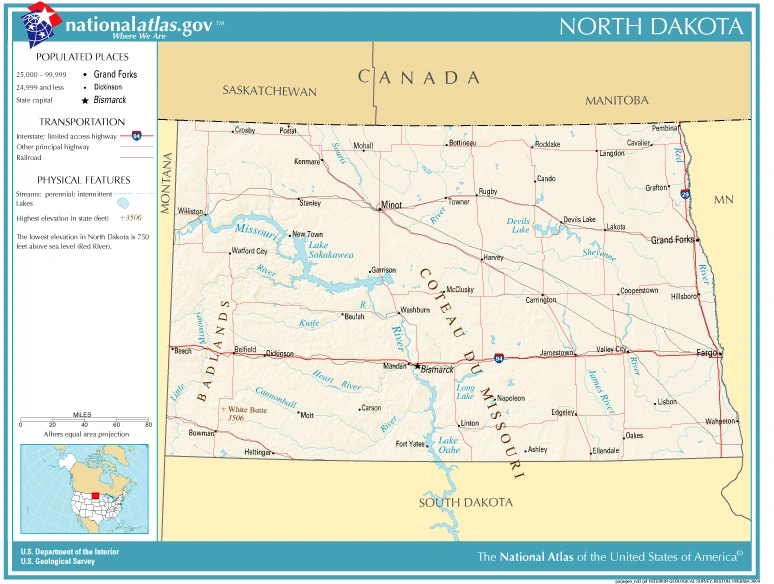 North Dakota Time Zone Map North Dakota | Familypedia | Fandom