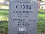 Lebbeus Thaddeus Coons (1811-1872)