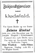 1914 funeral notice