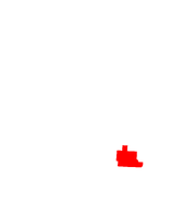 Map of Ohio highlighting Athens County