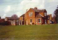 The backyard of The Old House where John William Ewing lived. Backs up on to the Yare River.