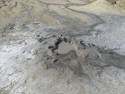 Mud volcanos in Vernești