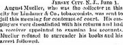 Lindauer tobacco 1889