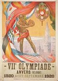 1920 olympics poster