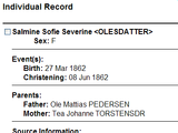 Salmine Sophia Severine Pedersen (1862-1914)